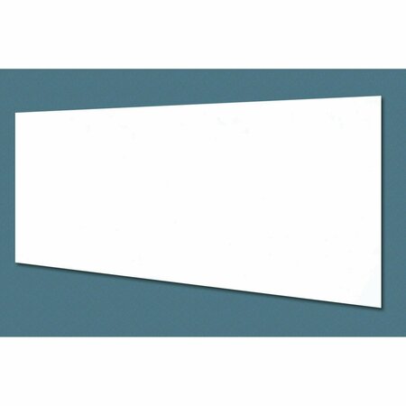 AARCO ClearVision Z-Bar Mounting Magnetic Glass Markerboards 6mm Magnetic 48"x120" 6WGBM48120Z